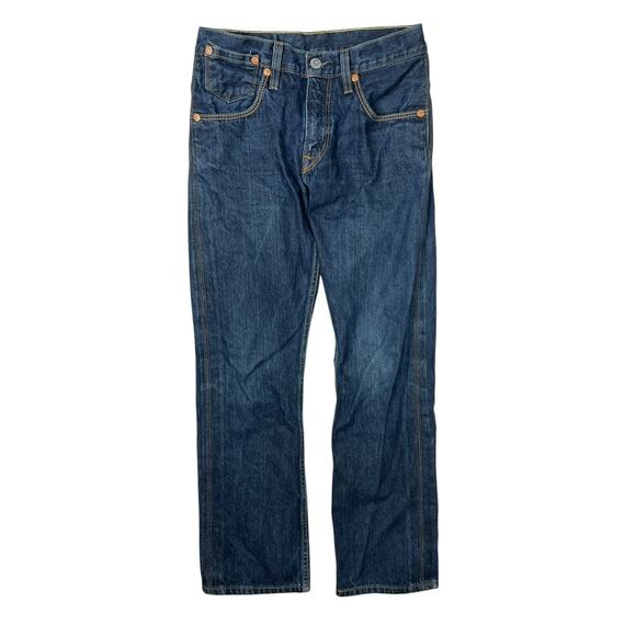 Levi’s 514 Slim Straight Potrero Jeans Coal Miner Denim Dark Wash Mens 30x30 - Picture 1 of 7